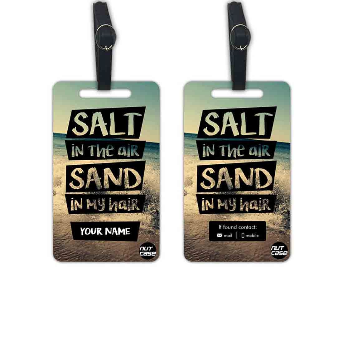 Customized Travel Bag Tag - Add your Name - Set of 2 Nutcase