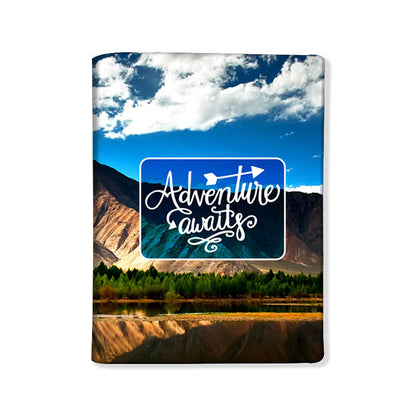 Designer Passport Cover - Adventure Awaits Nutcase