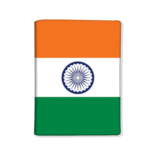 Designer Passport Cover - Indian Flag Nutcase