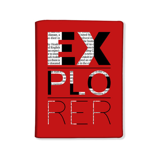 Designer Passport Cover - Explorer Nutcase