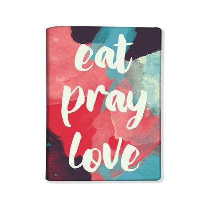 Designer Passport Cover - Eat Pray Love Nutcase