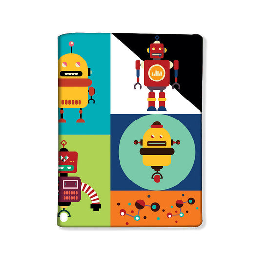 Designer Passport Cover - Robots Nutcase