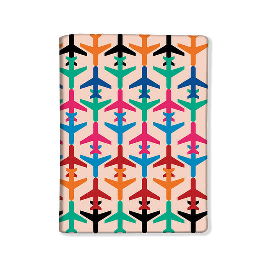 Designer Passport Cover - Colorful Planes Nutcase