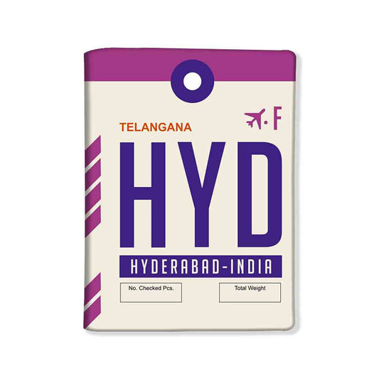 Designer Passport Cover - Hyderabad City Nutcase