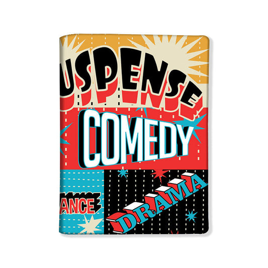 Designer Passport Cover - Comedy Drama Nutcase