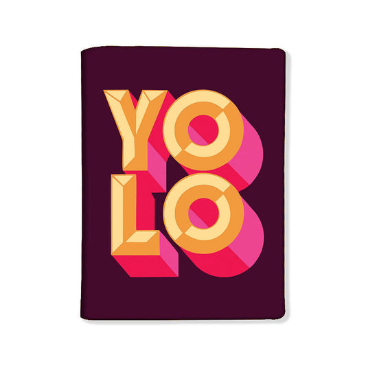 Designer Passport Cover - YOLO Nutcase