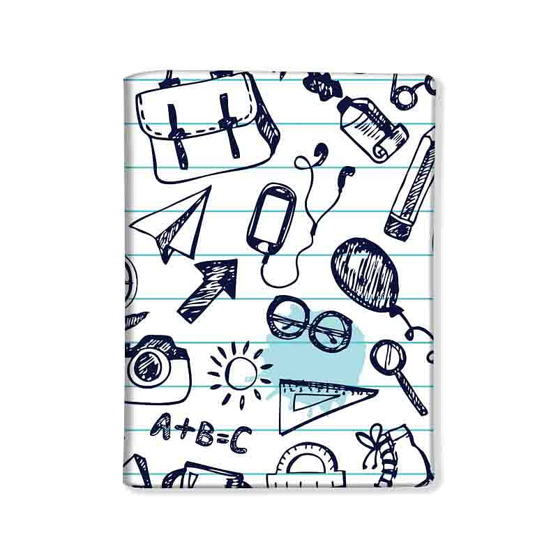 Designer Passport Cover - Kids Art Nutcase