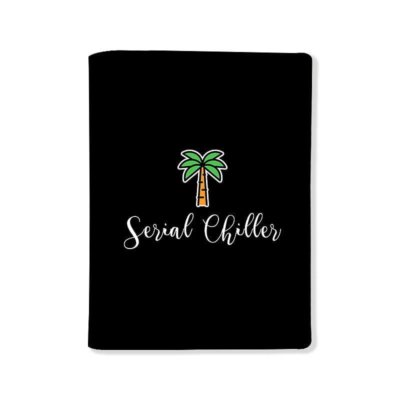 Designer Passport Cover - Serial Chiller Black Nutcase