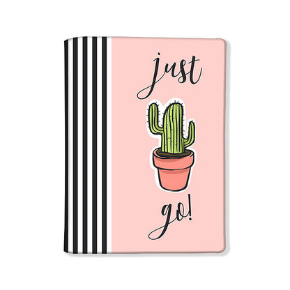 Designer Passport Cover - Baby Plant Pink Nutcase