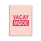 Passport Cover Holder Travel Case With Luggage Tag - Vacay Mode Pink Nutcase