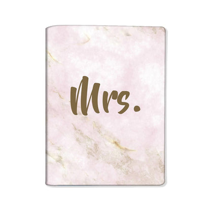 Passport Cover Holder Travel Wallet Case- Mrs Pink Marble Nutcase