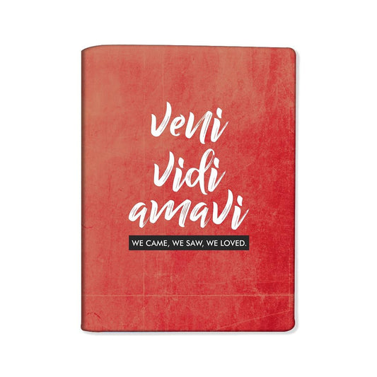 Passport Cover Holder Travel Wallet Case- Veni Vidi Amavi Nutcase