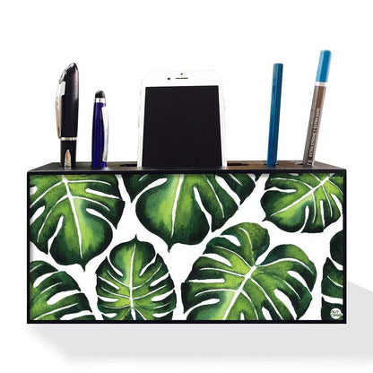 Pen Mobile Stand Holder Desk Organizer - Leaves Nutcase