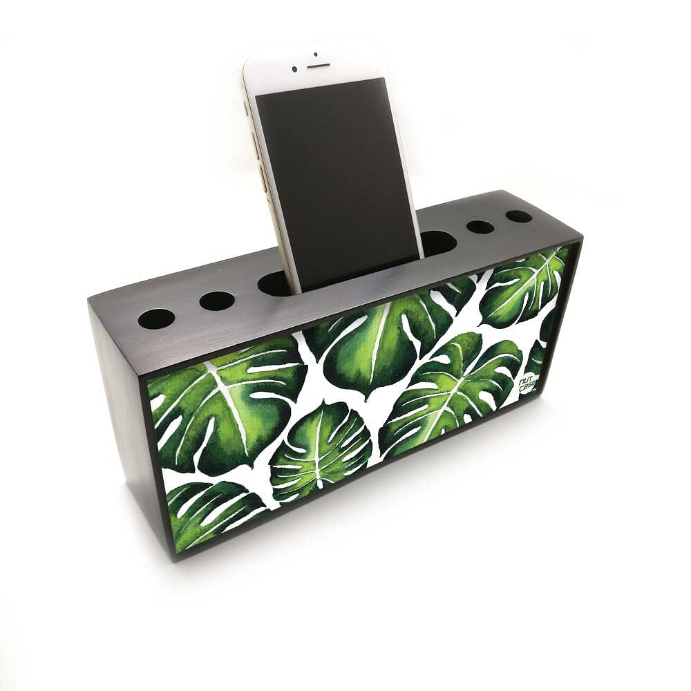 Pen Mobile Stand Holder Desk Organizer - Leaves Nutcase