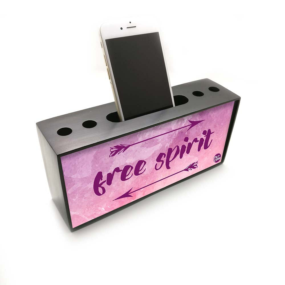 Pen Mobile Stand Holder Desk Organizer - Free Spirit Nutcase