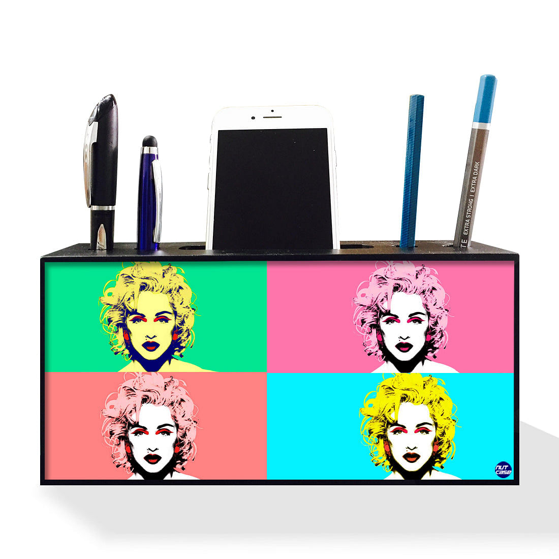 Pen Mobile Stand Holder Desk Organizer - Marilyn Nutcase