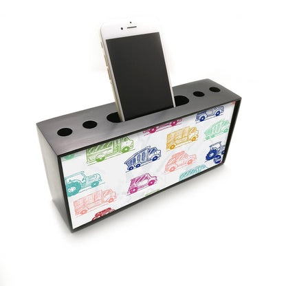 Pen Mobile Stand Holder Desk Organizer - Vehicles Nutcase