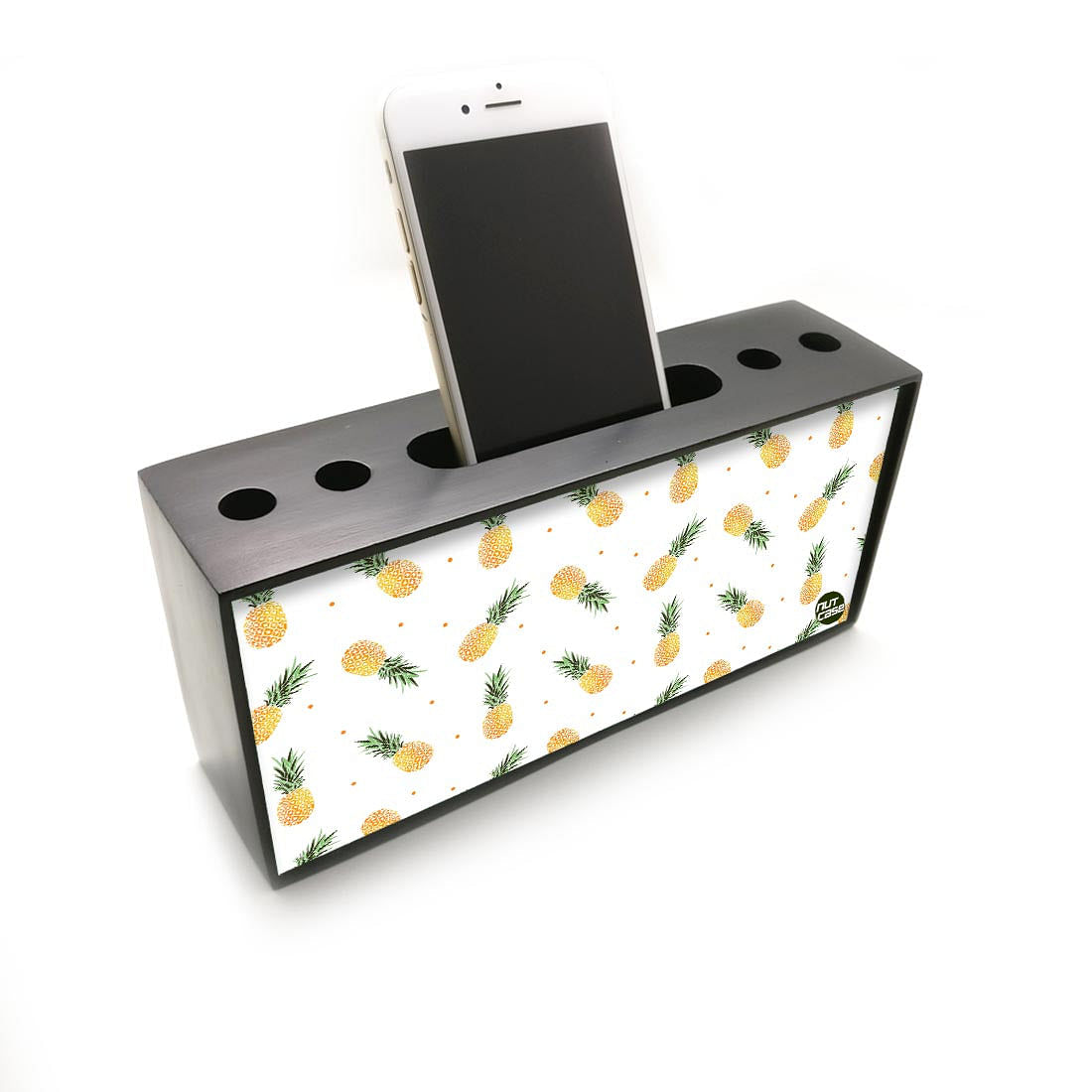 Pen Mobile Stand Holder Desk Organizer - Pineapple Nutcase