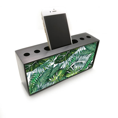 Pen Mobile Stand Holder Desk Organizer - Monstera Nutcase