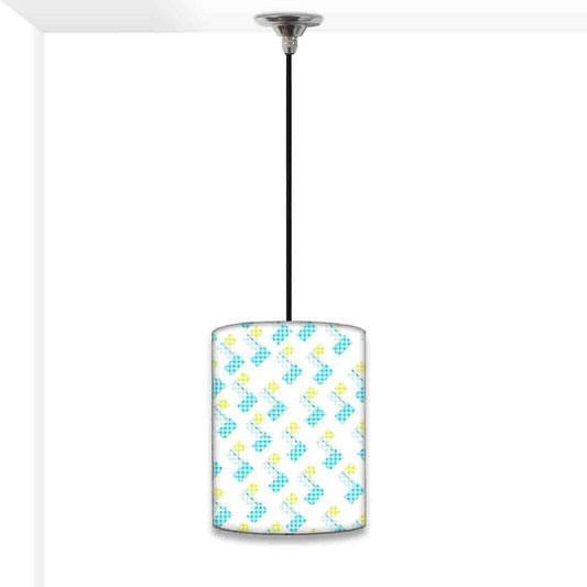 Beautiful Indoor Pendant Lamp - Yellow And White Nutcase