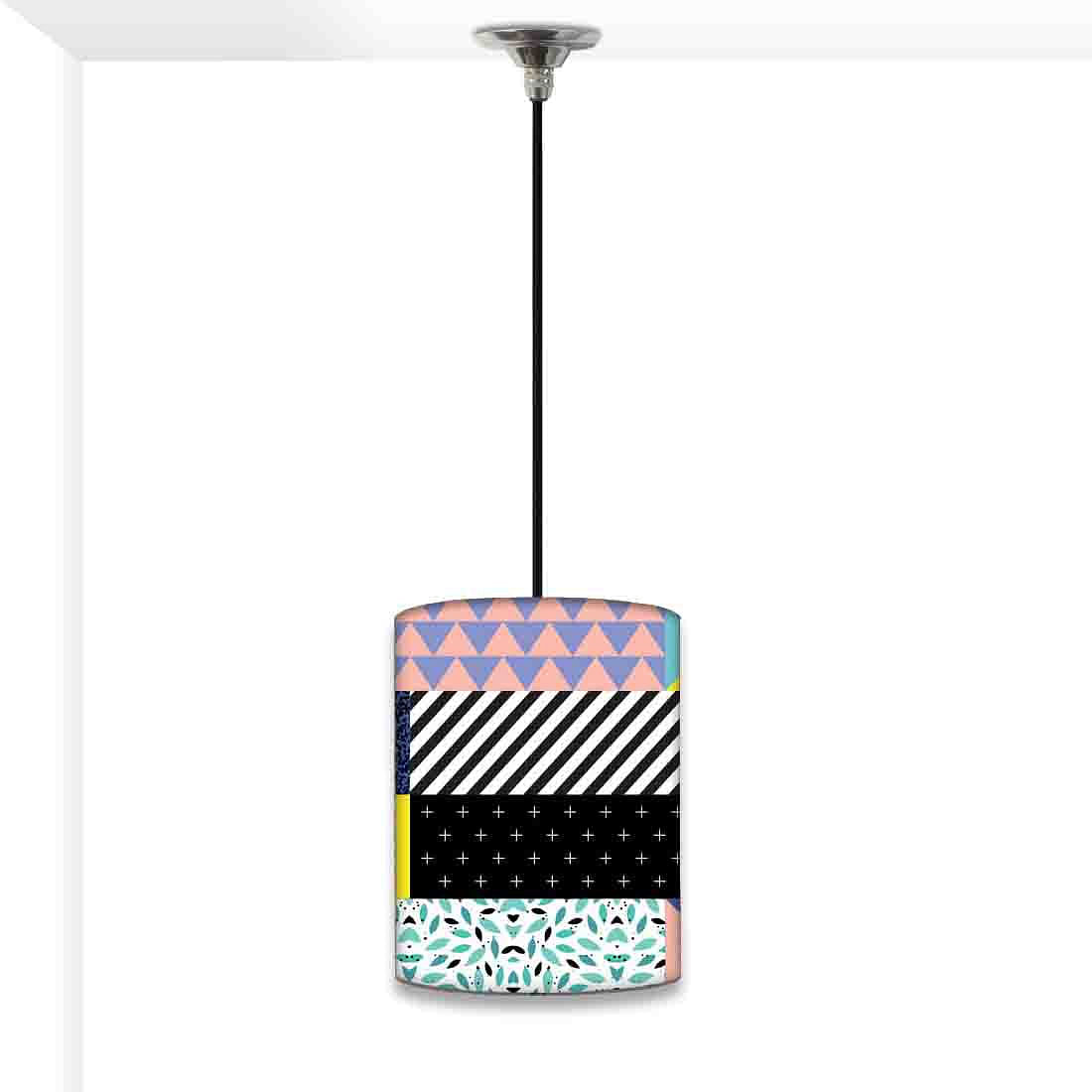 Designer Living-Room Pendant Lamp - Check-box Pattern Nutcase