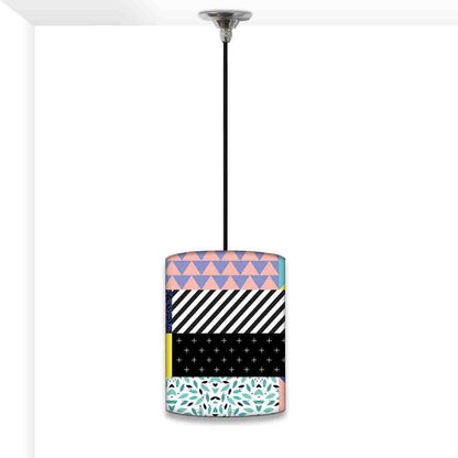 Designer Living-Room Pendant Lamp - Check-box Pattern Nutcase