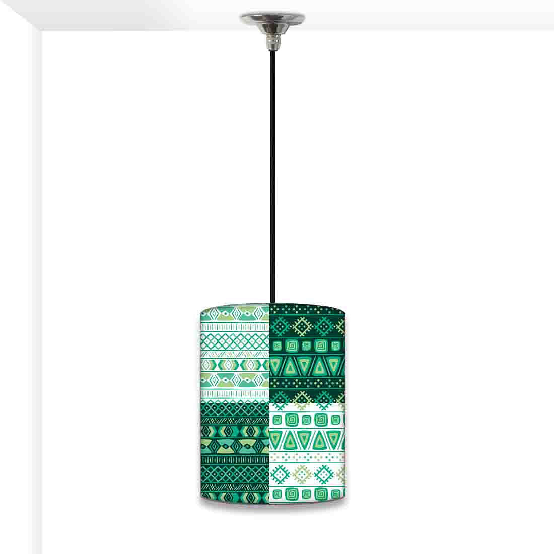 Modern Ceiling Pendant Lamp - Green Pattern Nutcase