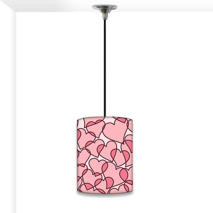 New Cool Hanging Pendant Lamp - Pink Hearts Nutcase