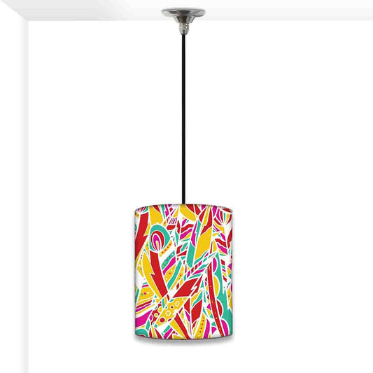Modern Ceiling Pendant Lamp - Colorful Feathers Nutcase
