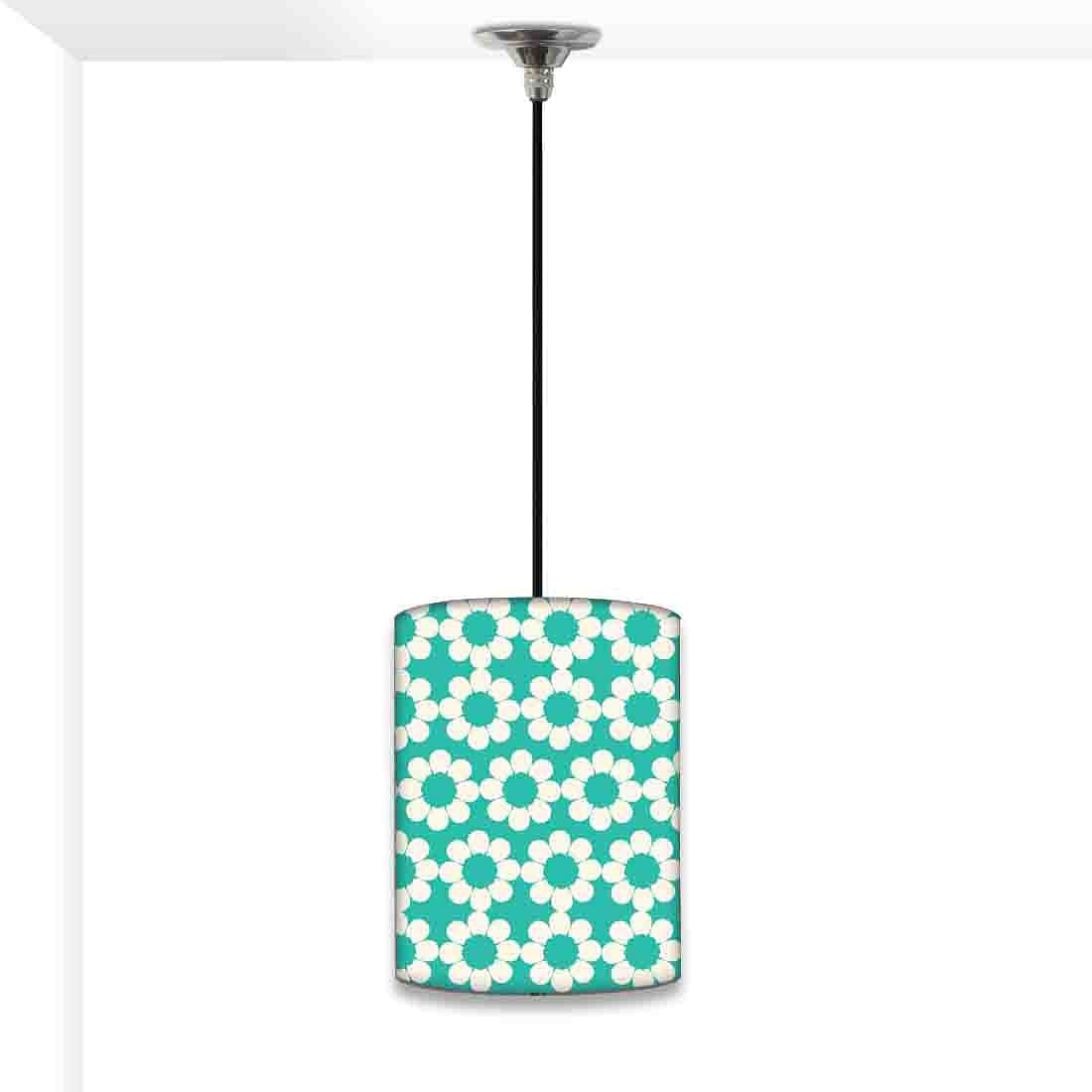 Bedroom Ceiling Pendant Lamp - Green White Flower Nutcase