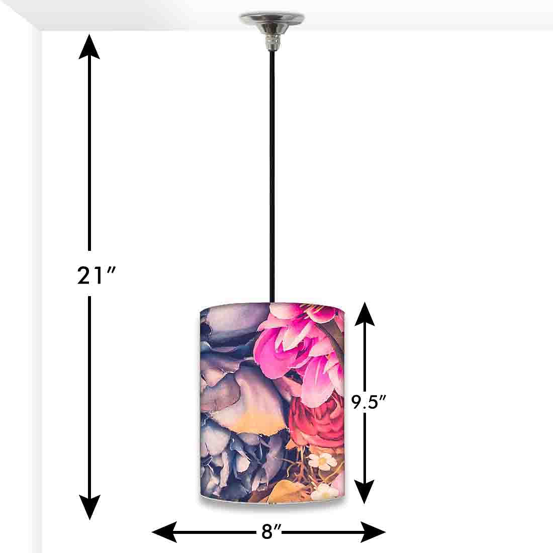 New Flower Hanging Pendant Lamp - Watercolor Flower Nutcase