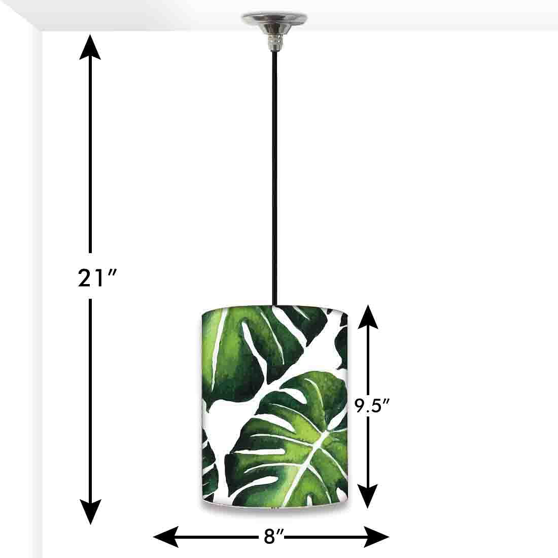 Designer Ceiling Pendant Lamp - Monstera Nutcase