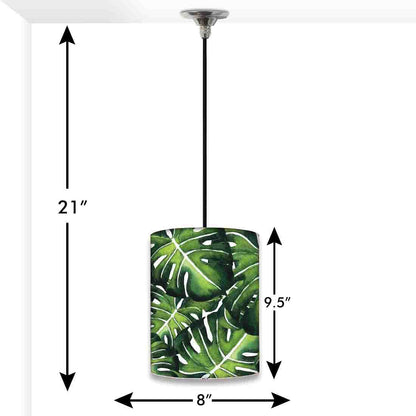 Classy Fancy Hanging Pendant Lamp - Monstera Plants Nutcase