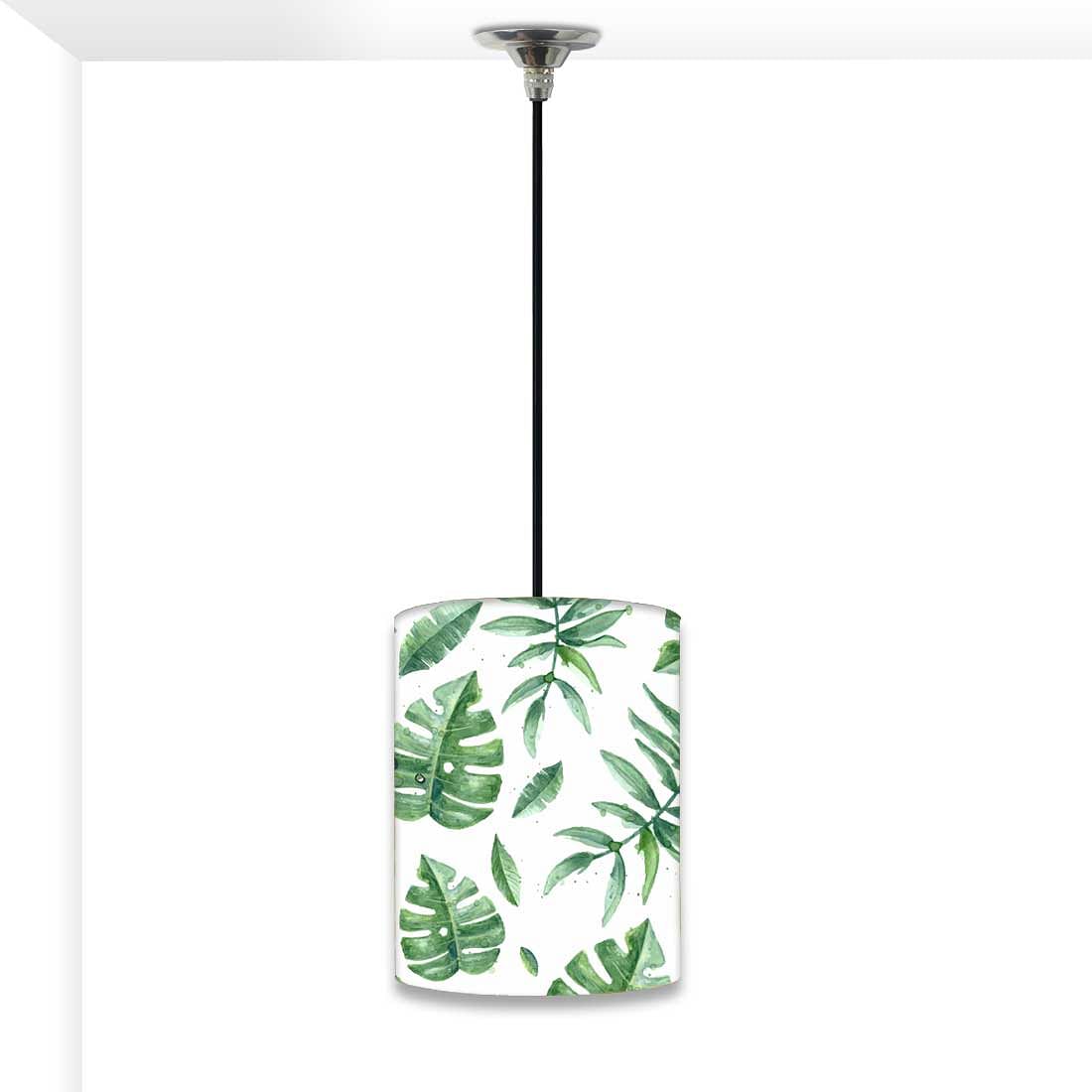 Ceiling Hanging Pendant Lamp Shade - Tropical Leaves Nutcase