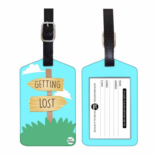Luggage Tags Set Of 2 -  GETTING LOST Nutcase
