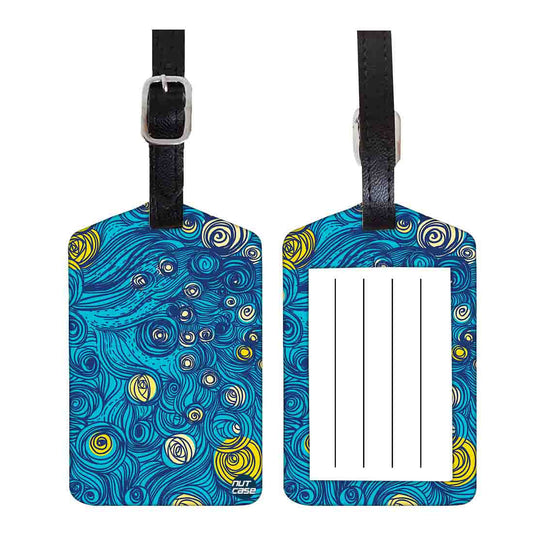 Luggage Tags Set Of 2 -  Starry Starry Night Nutcase