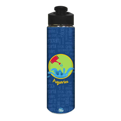 Stainless Steel Water Bottle -  Aquarius Nutcase