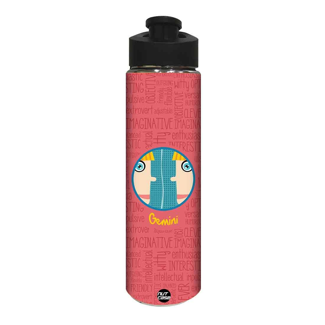 Stainless Steel Water Bottle -  Gemini Nutcase