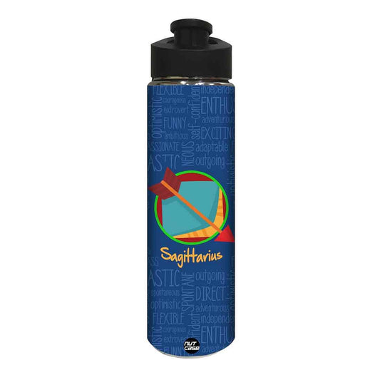 Stainless Steel Water Bottle -  Sagittarius Nutcase