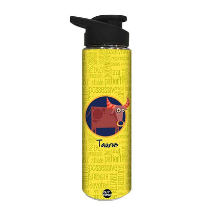 Designer Sipper Bottle for Kids -  Taurus Zodiac Signs Nutcase