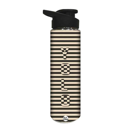 Designer Stainless Steel Water Bottle -  Yolo Nutcase