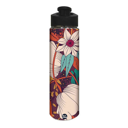 Designer Sipper Bottle for Kids -  Beautiful Floral Design Nutcase