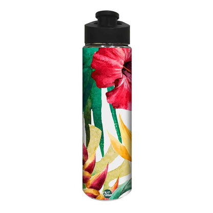 Stainless Steel Water Bottle -  Hibiscus Nutcase