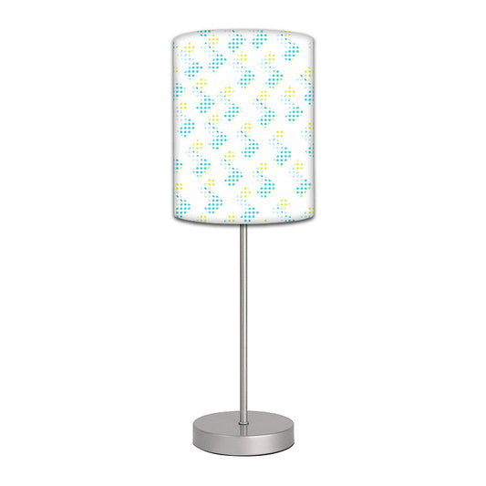 Stainless Steel Table Lamp For Living Room Bedroom -   Pattern White Nutcase