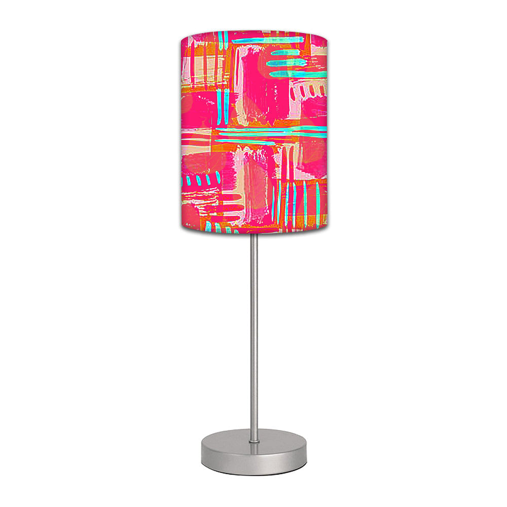 Stainless Steel Table Lamp For Living Room Bedroom - Pattern Pink Nutcase
