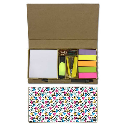 Stationery Kit Desk Organizer Memo Notepad - Letters Nutcase