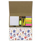 Stationery Kit Desk Organizer Memo Notepad - Cuppa Coffee Nutcase