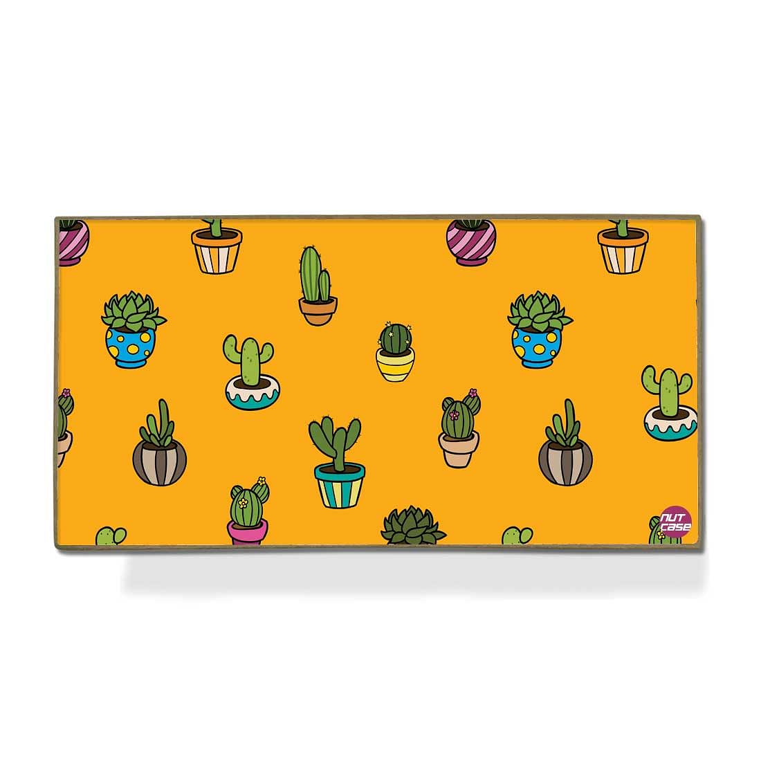 Stationery Kit Desk Organizer Memo Notepad - Cactus Cute Nutcase