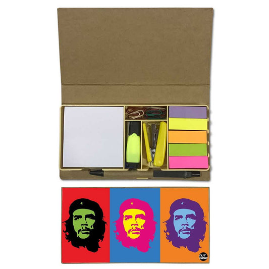 Stationery Kit Desk Organizer Memo Notepad - Pop Art Icon Nutcase