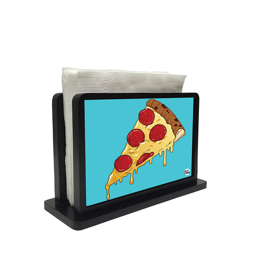 Tissue Holder Paper Napkin Stand - Pizza Slice Nutcase